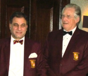 Lord Bilimoria with Vice President Anthony Rickard